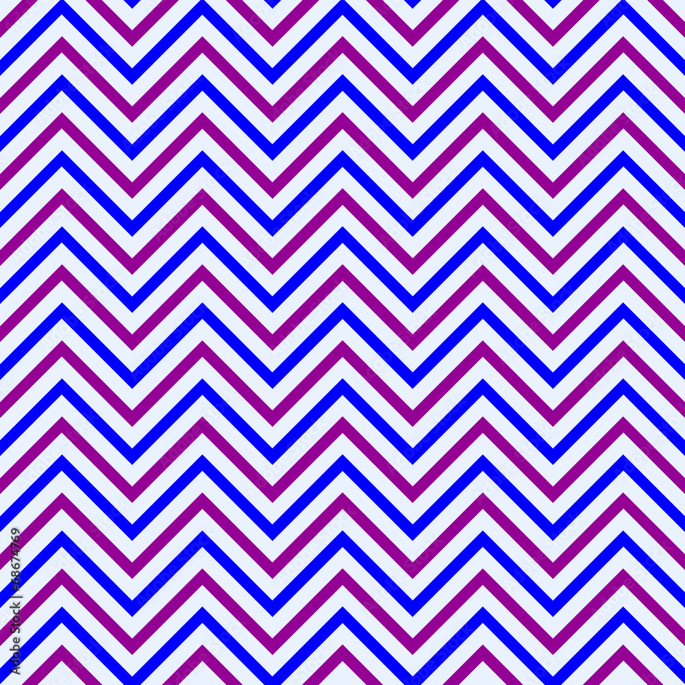 Muster Zickzack blau aubergine Muster Zickzack blau aubergine