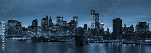 New York City at night #68675791