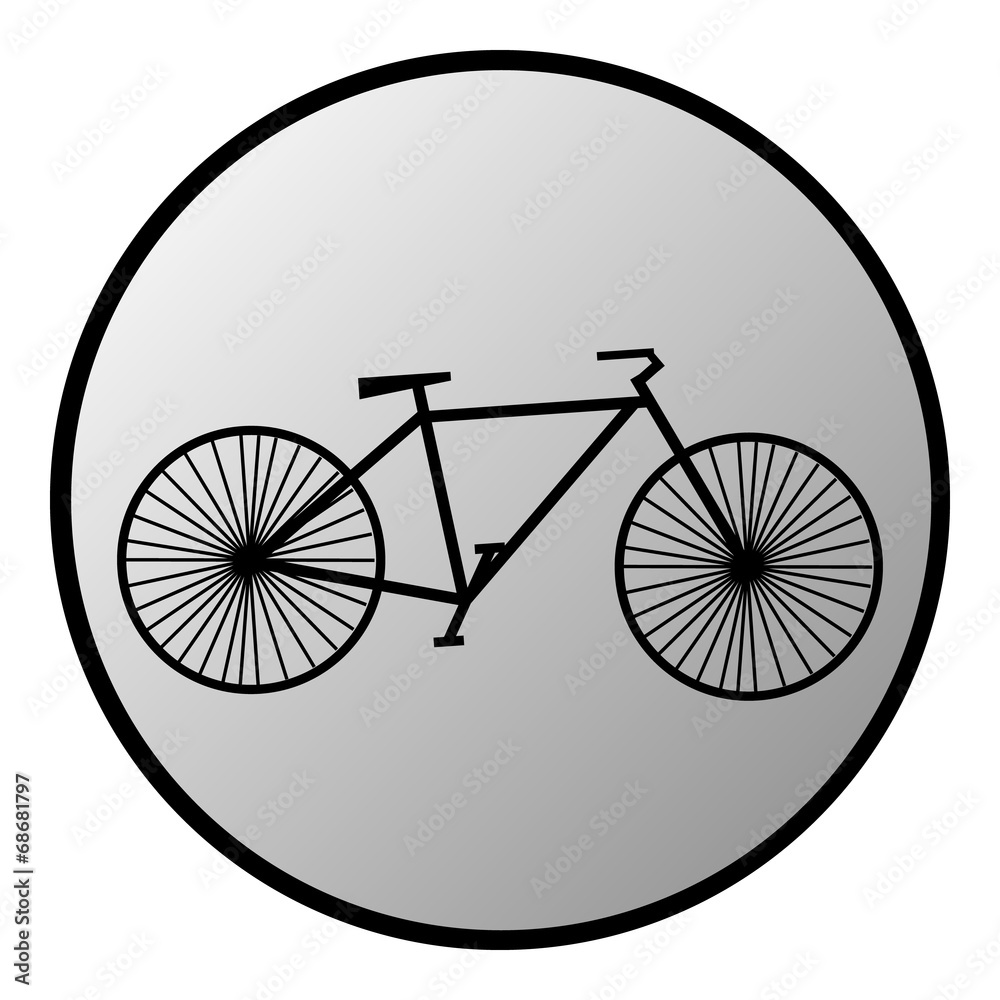 Fototapeta premium Bike button