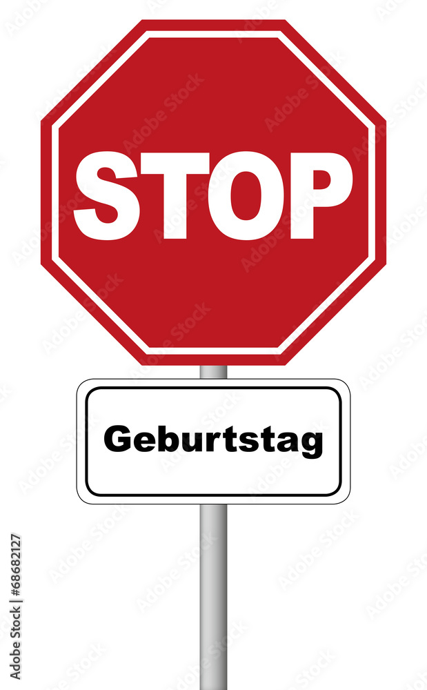 Stopschild rot Stopschild rot