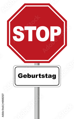 Stopschild rot