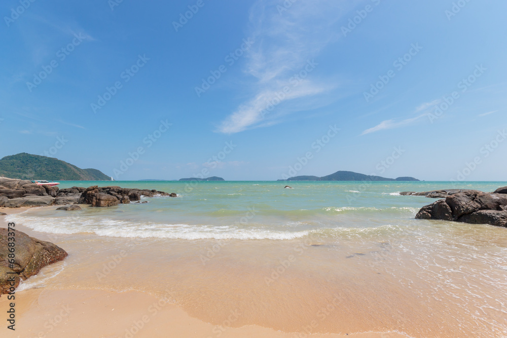 Beach of Phuket in Thailand