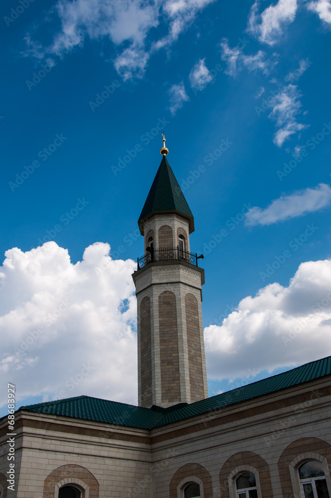 Obraz premium The central cathedral mosque of the city of Orenburg