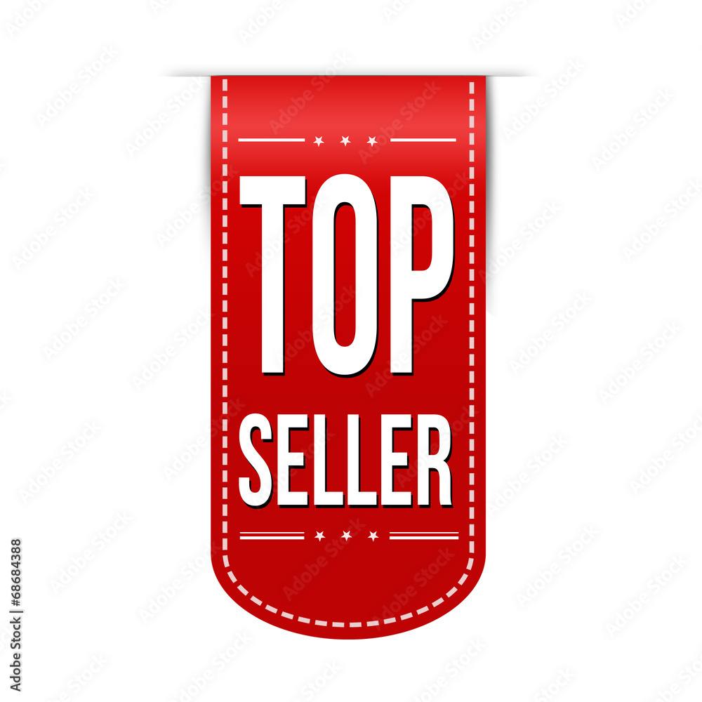 Top seller banner design Stock Vector