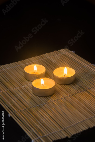 Three Tranquil Candles