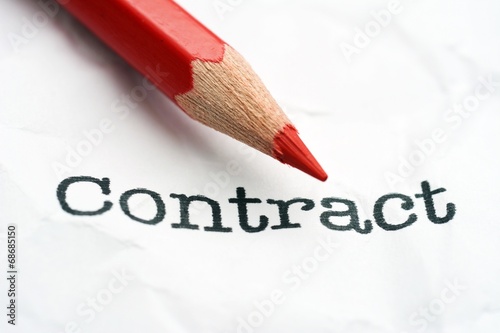 Contract and pencil