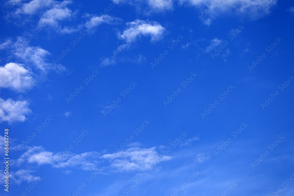 Beautiful blue sky with clouds Beautiful blue sky with clouds
