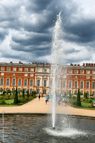 Privy Garden at Hampton Court Palace near London photo