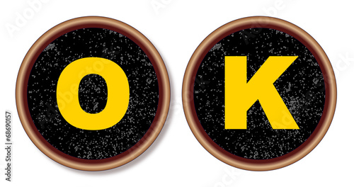 OK Typewriter Keys