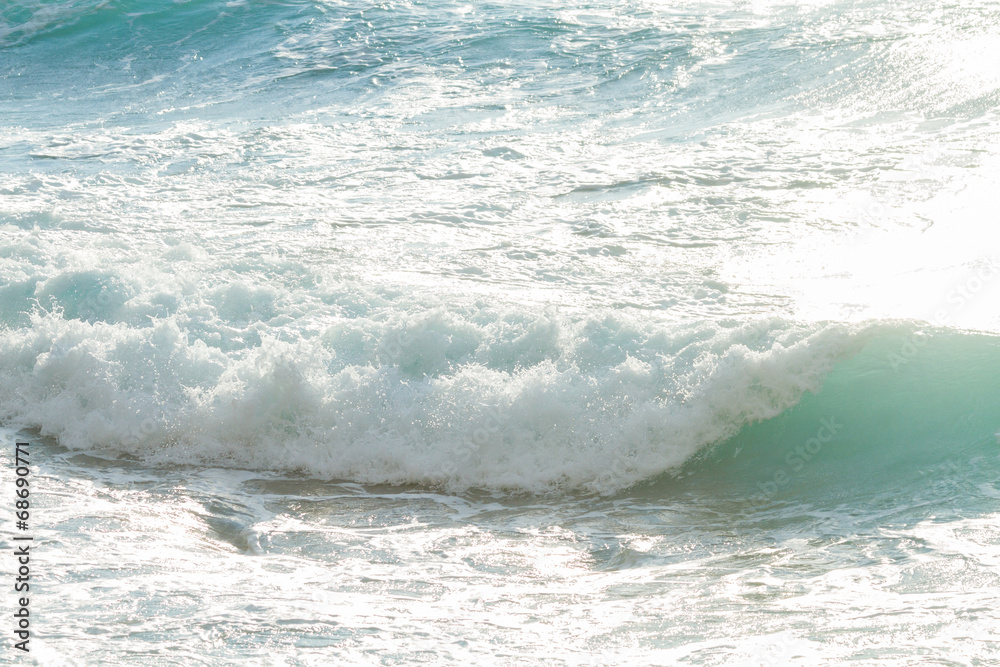 Crashing waves in Lefkada