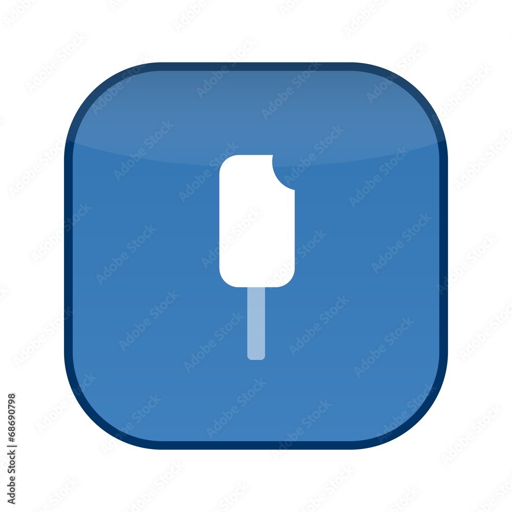 Glace sur un bouton Glace sur un bouton
