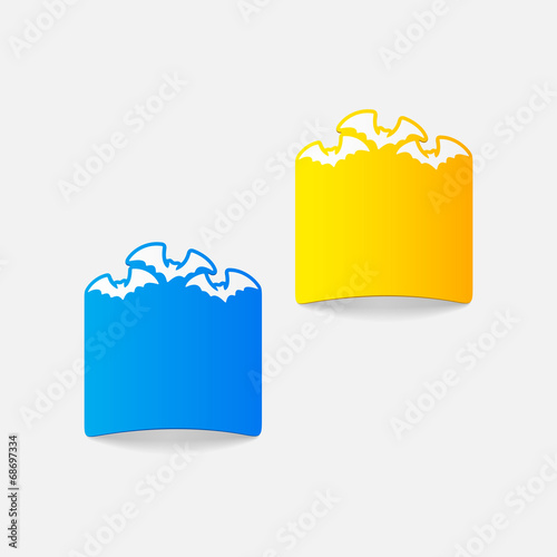 realistic design element: bat