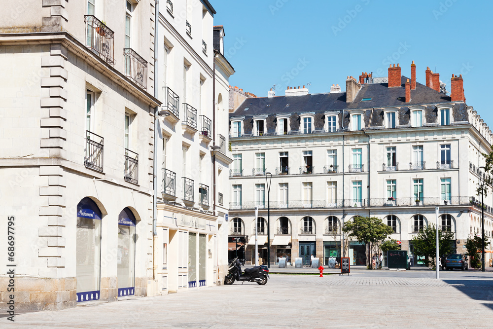 square Place du Bouffay in Nantes, France