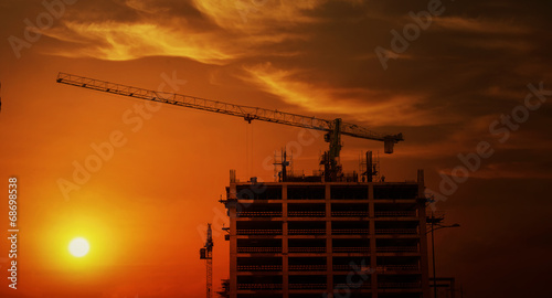 Construction Silhouette photo