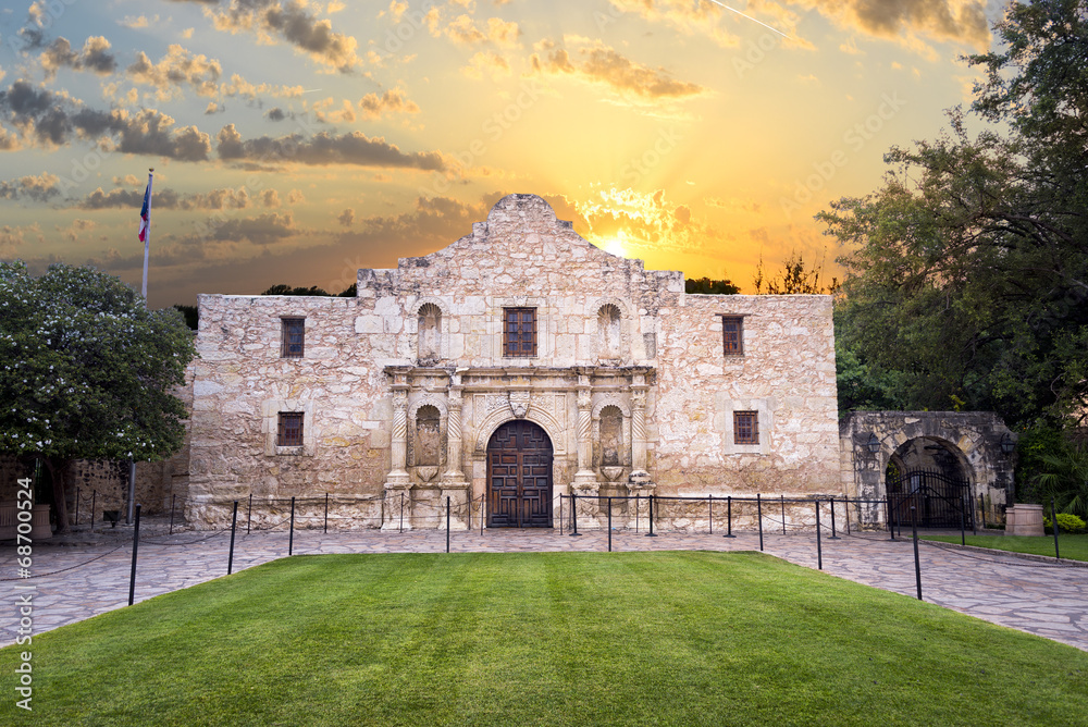 Obraz premium The Alamo, San Antonio, TX