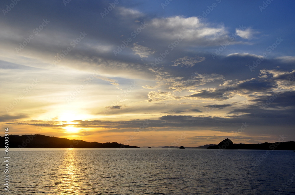 Coucher de soleil, Montezuma , Costa Rica