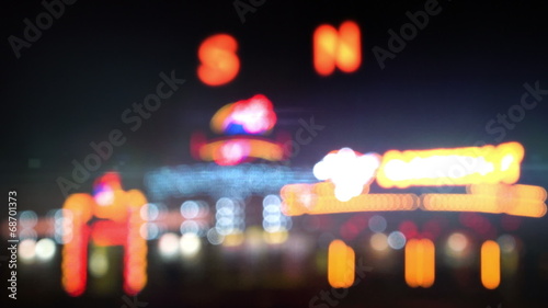 Night casino lights loop