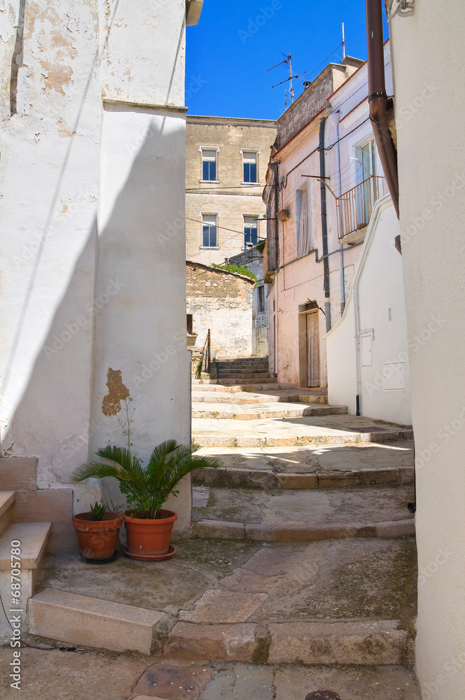 Naklejka premium Alleyway. Minervino Murge. Puglia. Italy.