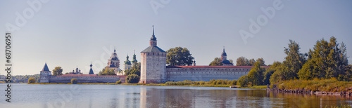 Summer panorama of St. Cyril of Beloozero's Monastery photo