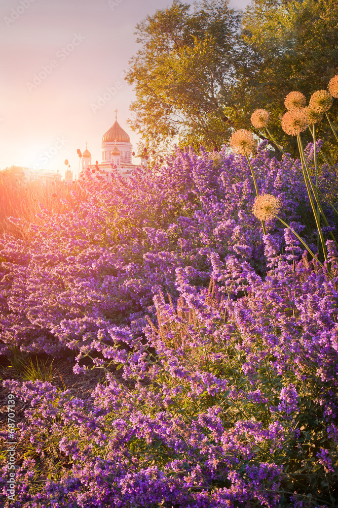 Obraz premium View of the Cathedral of Christ the Savior in Moscow