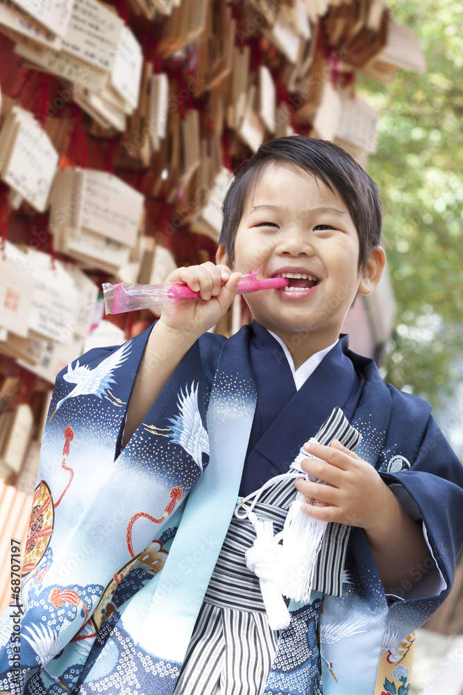 七五三の子供