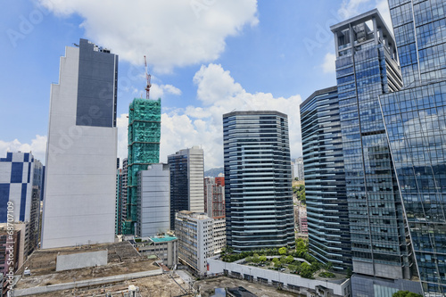 Photography office buildings at day, hongkong kwun tong
