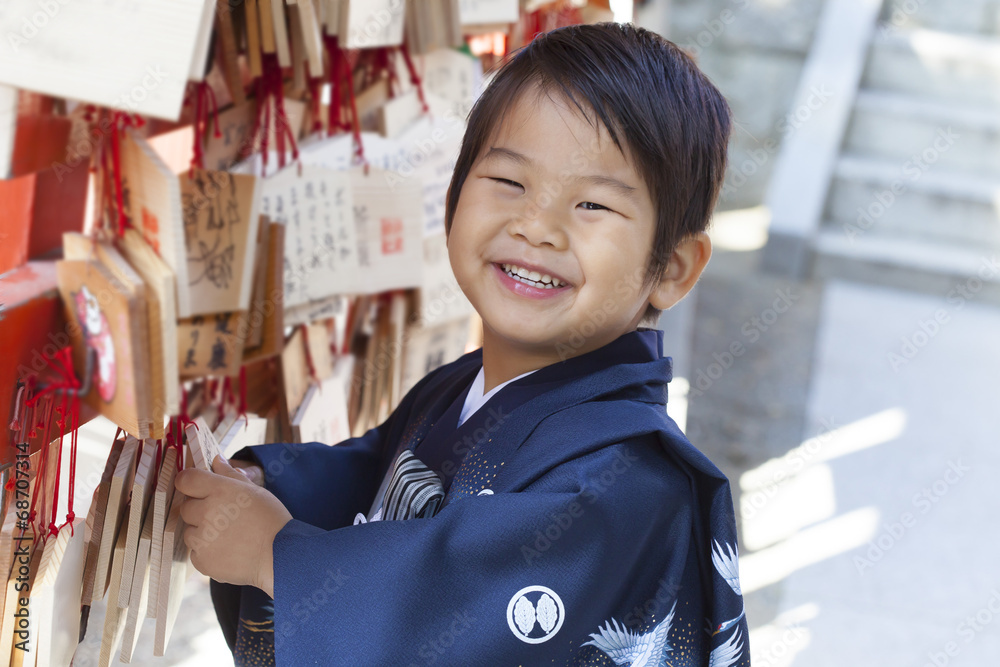 七五三の子供
