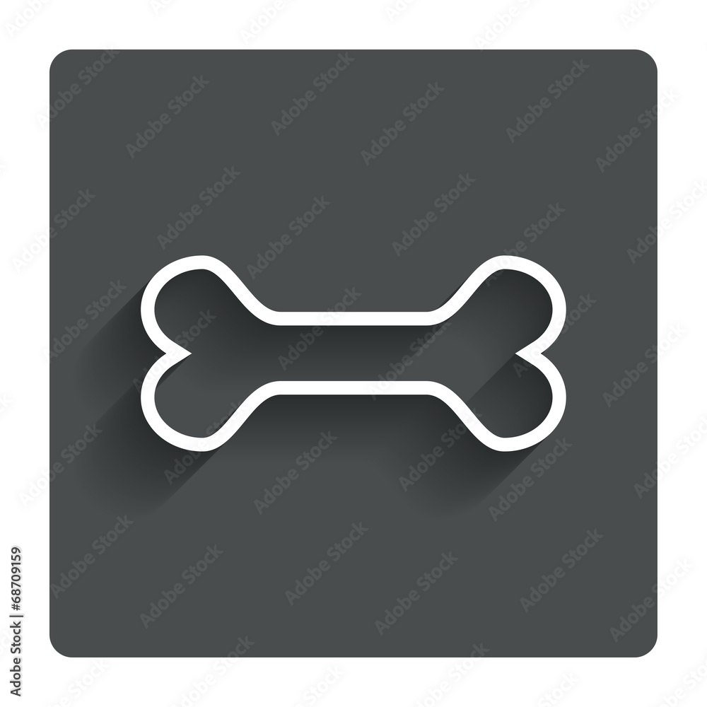 Dog bone sign icon. Pets food symbol. Dog bone sign icon. Pets food symbol.