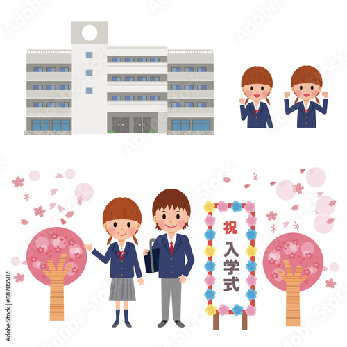 入学　入学式