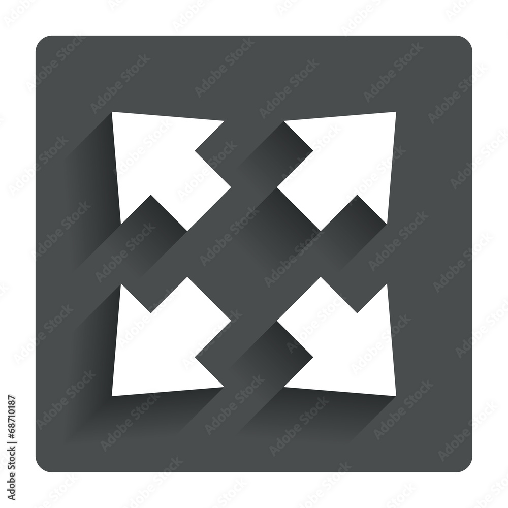 Fullscreen sign icon. Arrows symbol. Fullscreen sign icon. Arrows symbol.