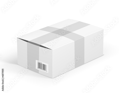 White parcel