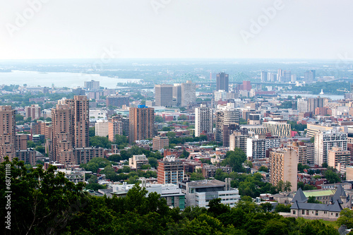 panoramic view of Montreal © borzywoj