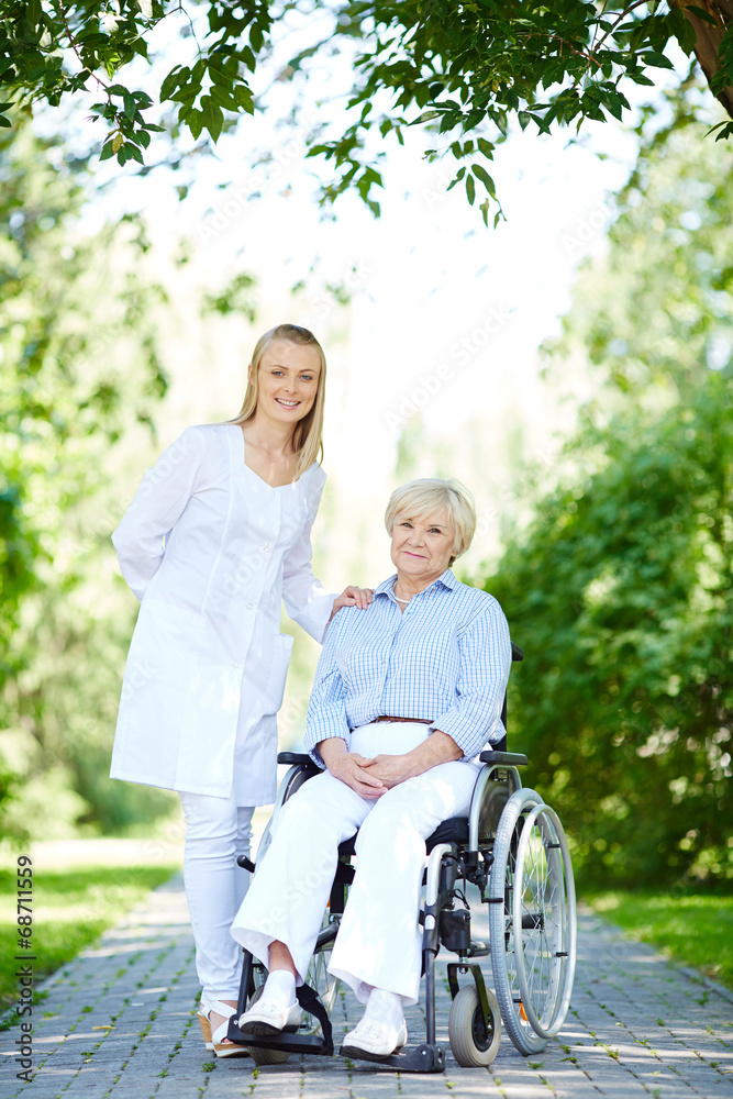 Walk with patient Walk with patient
