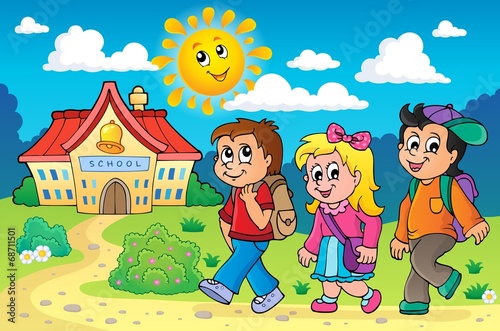 School kids theme image 4