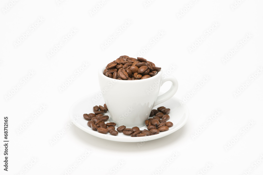 Cup of coffee with seed Cup of coffee with seed