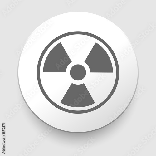 Nuclear Symbol Icon Vector