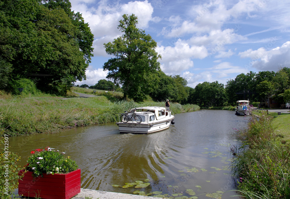Naklejka premium Canal d'Ille et Rance
