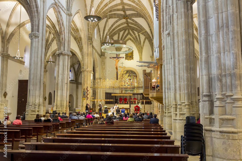 Interior of the Cathedral, Los Santos Justos ,Alcala de Henares,