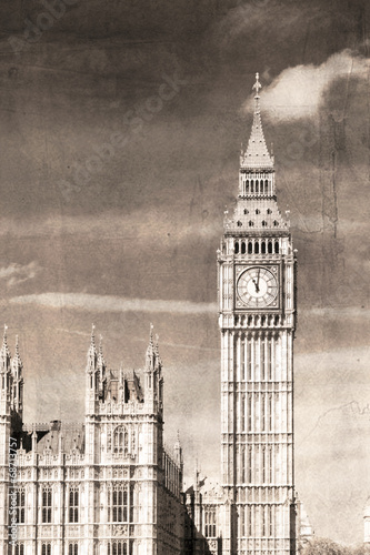 Old view of Big Ben