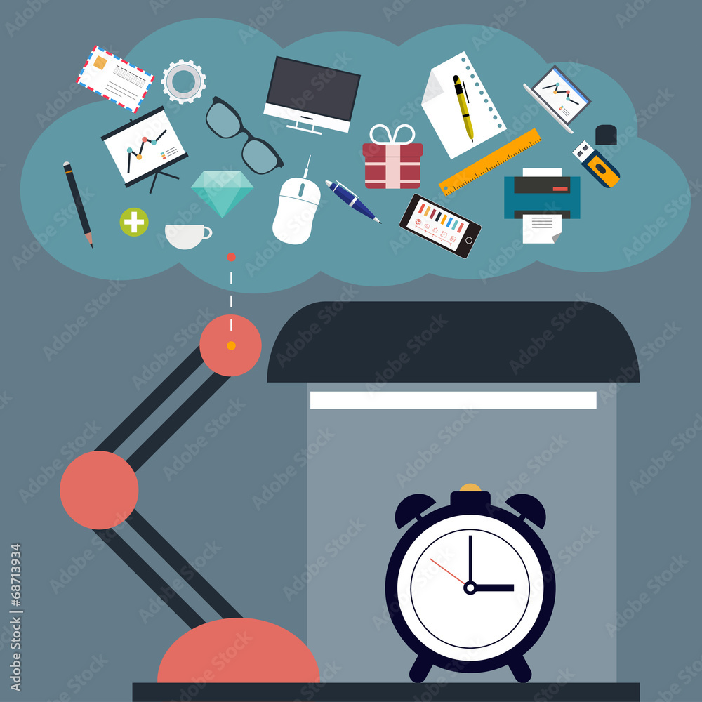 Flat design modern vector illustration Flat design modern vector illustration