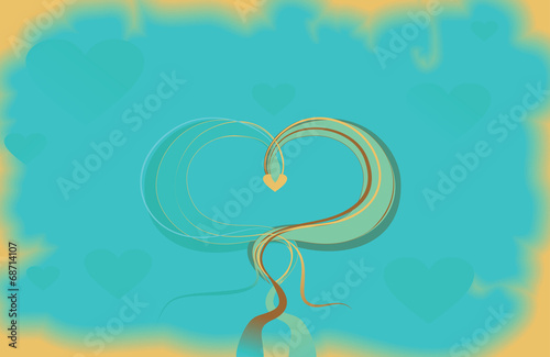 background heart