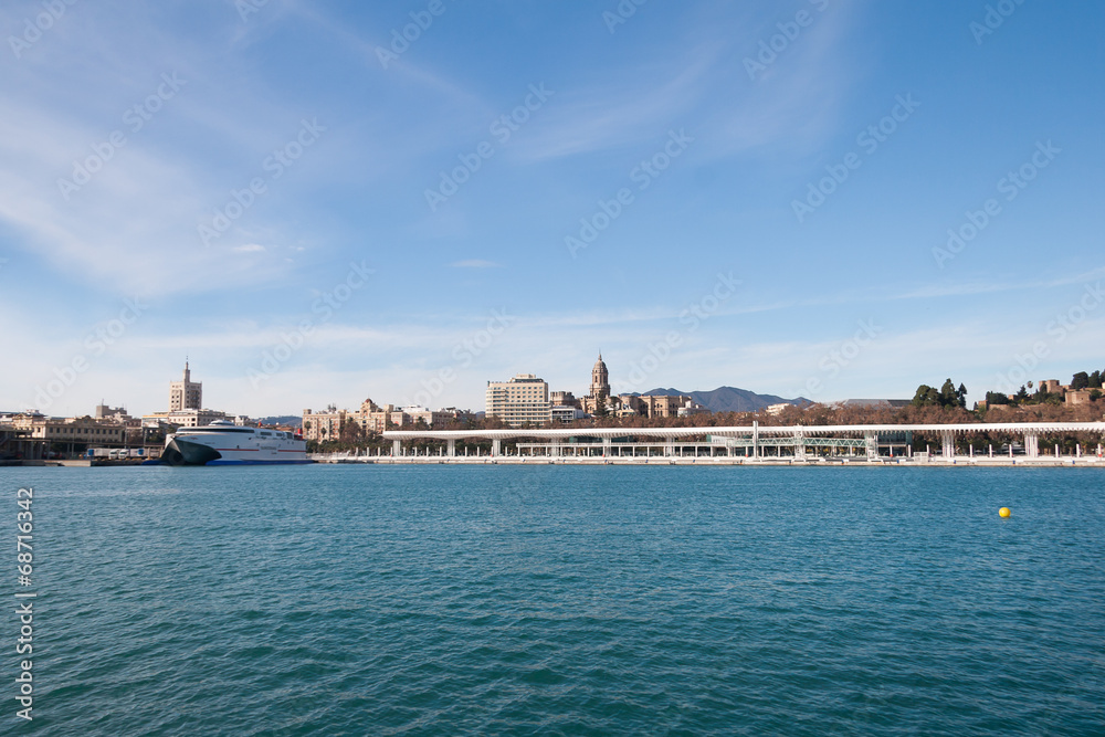 Fototapeta premium Coastline at Malaga