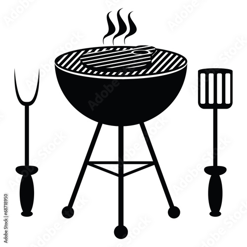 beef steak fried on a barbecue grill