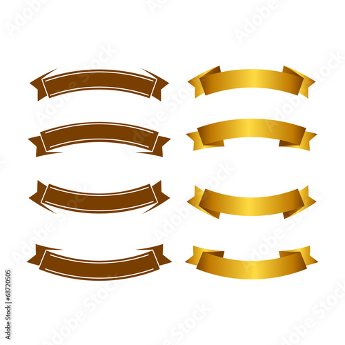 Luxury golden premium best choice labels set vector