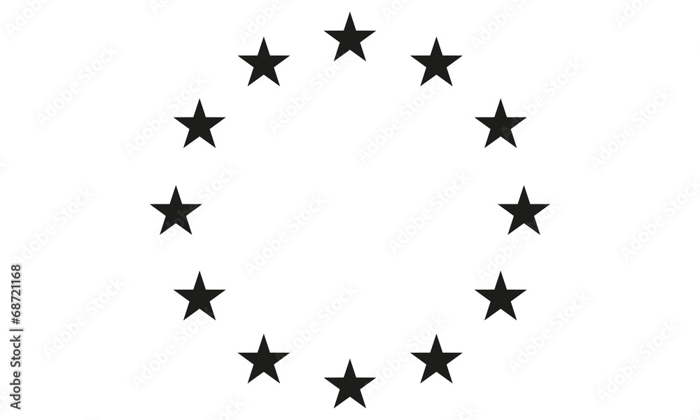 Europaflagge - obrazy, fototapety, plakaty 