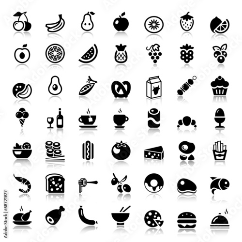 food iconset with reflex