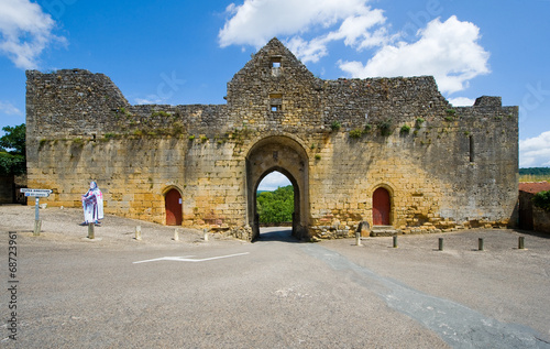 Bild auf Leinwand Gate of Domme
