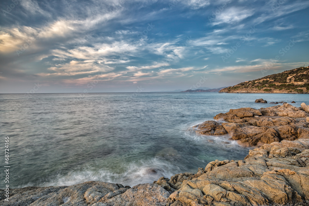 Coast of Balagne region of Corsica