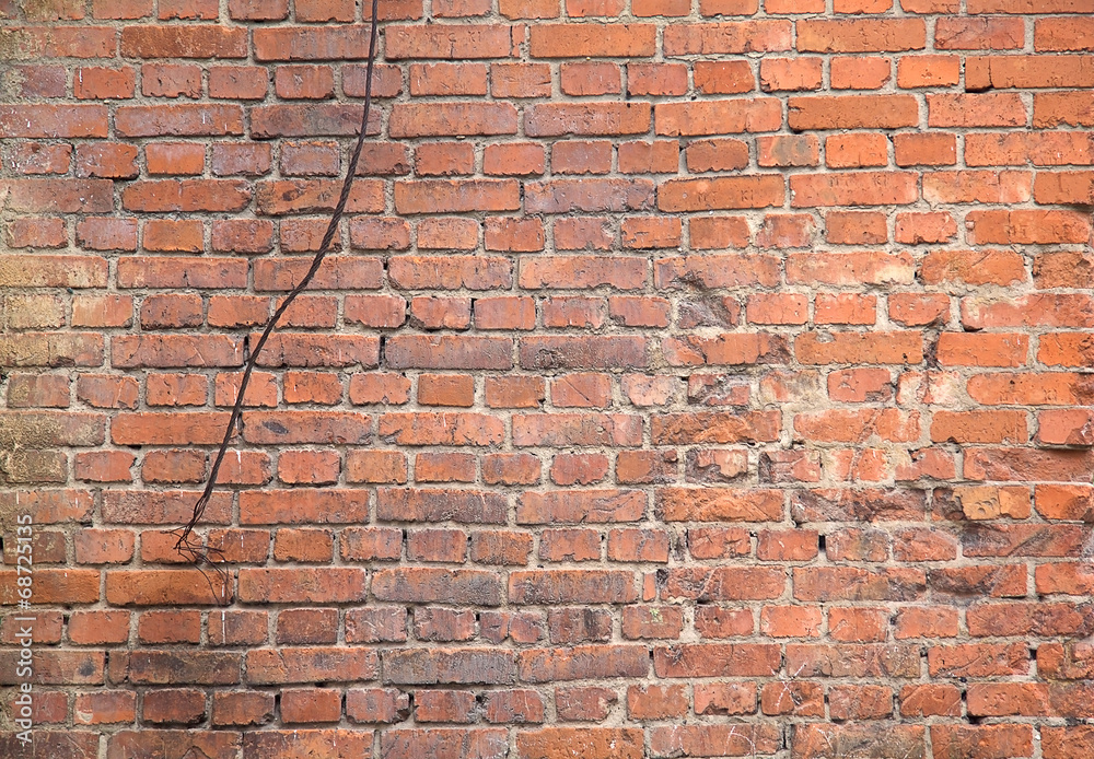 Naklejka premium Background of brick wall texture