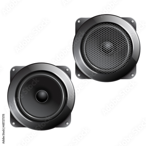 Audio speaker isolated